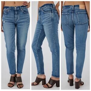 Moussy Vintage Howa Medium Wash High Rise Skinny Slim Leg Jeans Womens Size 24